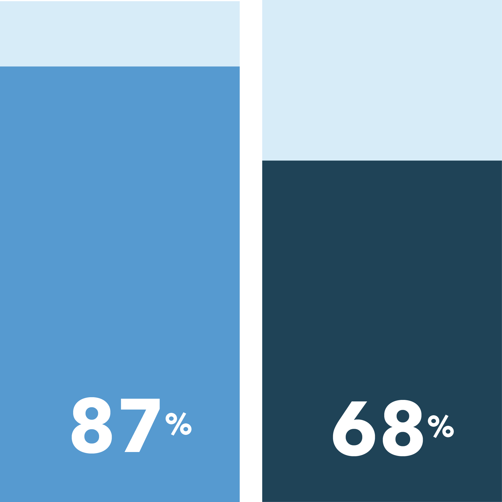 87% of African Americans vs. 68% of Caucasians say having health and safety protected at home is important